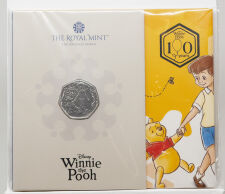 Vorderseite der britischen 50 Pence Münze 2026...