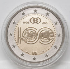 Rückseite der Reverse Proof Münze mit den europäischen Landesgrenzen.