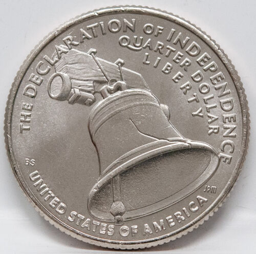 Vorderseite des 25 Cent Quarters 2026 Unabhängigkeit aus der Denver Mint.