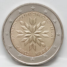 Vorderseite der zypriotischen 2 Euro Gedenkmünze...