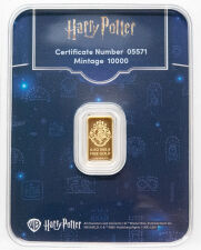 Vorderseite des PAMP 0,5 g Feingoldbarrens 25 Jahre Harry...