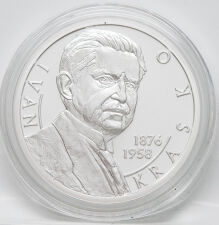 Rückseite der Slowakei 10 Euro 2026 PP Münze mit der spiegelnden Wertseite und dem Motiv des Raben.
