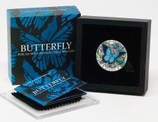 Vorderseite der Australien 2 Dollar 2026 Butterfly 2 oz...