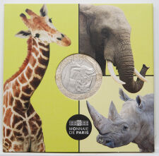 Frankreich 6 x 5 Euro 2026 -  Tiere der Welt - inkl. Box