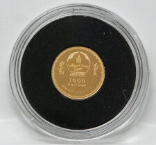 Rückseite der Mongolei 1.000 Togrog Goldmünze...
