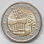 Vorderseite der Finnland 2 Euro 2026 Gedenkmünze Raili & Reima Pietilä in bankfrischer Erhaltung (unc) mit dem organischen Architektur-Relief.