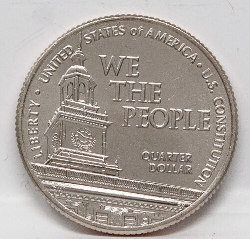Bildseite des Philadelphia Quarters 2026 Verfassung mit dem Prägezeichen P.