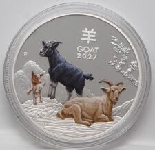 Wertseite der 1 Dollar Proof-Münze mit dem königlichen Bildnis Seiner Majestät Charles III.