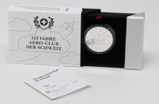 Motivseite der Schweizer 20 Franken Silbermünze 2026...