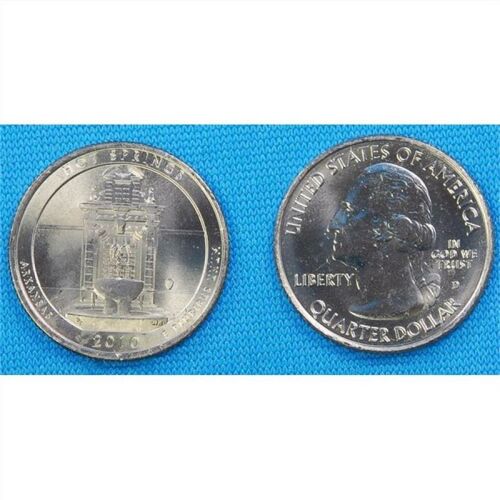 USA 25 Cent 2010 "Beautiful Quarter - Hot Springs" D