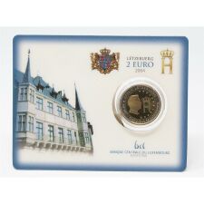 Luxemburg 2 Euro 2004 - Monogramm - Coincard*