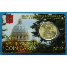 Vatikan 50 Cent 2011 Coincard &quot;No.2&quot;