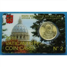 Vatikan 50 Cent 2011 Coincard "No.2"