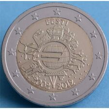 Estland 2 Euro 2012 "10 Jahre Euro Bargeld" unc.