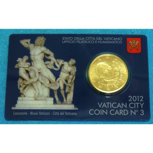 Vatikan 50 Cent 2012 Coincard "No.3"
