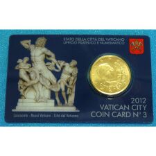 Vatikan 50 Cent 2012 Coincard No.3