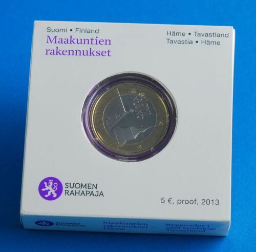 Finnland 5 Euro 2013 Häme - Gebäude PP