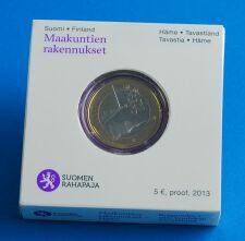 Finnland 5 Euro 2013 "Häme - Gebäude" PP