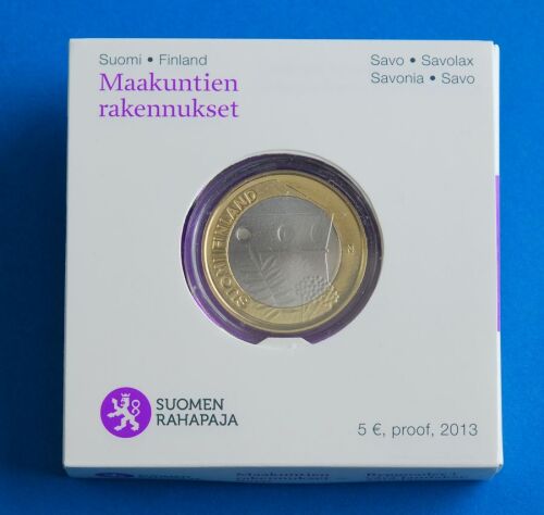 Finnland 5 Euro 2013 Savo - Gebäude PP