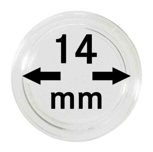 Lindner Kapseln - 14 mm - 10er Pack