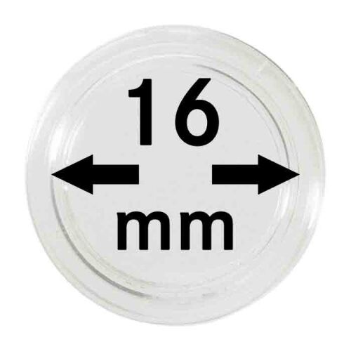 Lindner Kapseln - 16 mm - 10er Pack