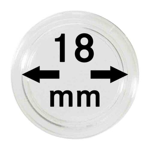 Lindner Kapseln - 18 mm - 10er Pack