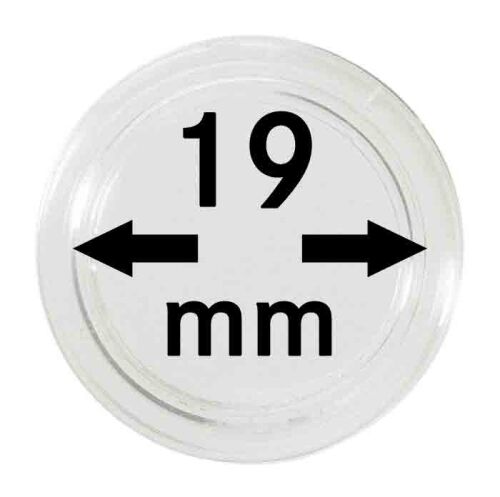 Lindner Kapseln - 19 mm - 10er Pack