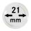 Lindner Kapseln - 21 mm - 10er Pack