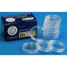 Lindner Kapseln - 21,5 mm - 10er Pack