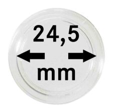 Lindner Kapseln - 24,5 mm - 10er Pack
