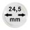 Lindner Kapseln - 24,5 mm - 10er Pack