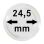 Lindner Kapseln - 24,5 mm - 10er Pack