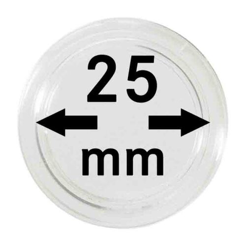 Lindner Kapseln - 25 mm - 10er Pack