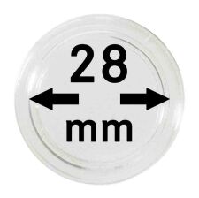 Lindner Kapseln - 28 mm - 10er Pack