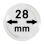 Lindner Kapseln - 28 mm - 10er Pack