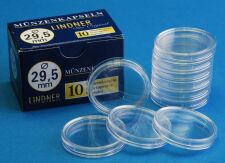 Lindner Kapseln - 29,5 mm - 10er Pack
