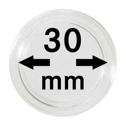 Lindner Kapseln - 30 mm - 10er Pack