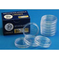 Lindner Kapseln - 30 mm - 10er Pack