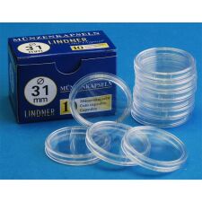 Lindner Kapseln - 31 mm - 10er Pack