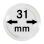 Lindner Kapseln - 31 mm - 10er Pack