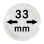 Lindner Kapseln - 33 mm - 10er Pack