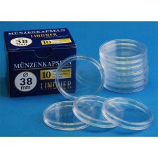 Lindner Kapseln - 38 mm - 10er Pack
