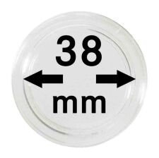 Lindner Kapseln - 38 mm - 10er Pack