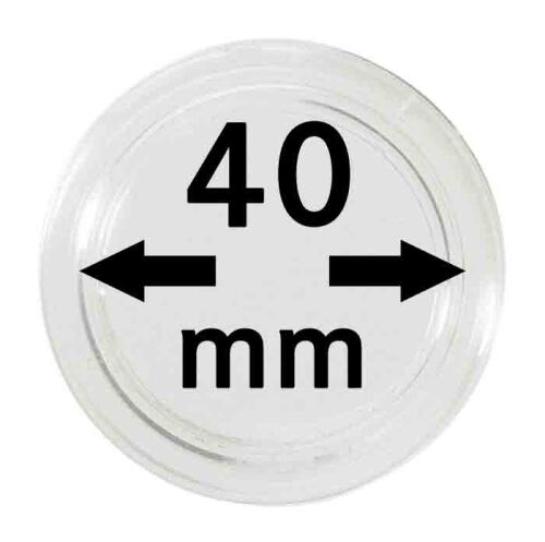 Lindner Kapseln - 40 mm - 10er Pack