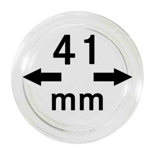 Lindner Kapseln - 41 mm - 10er Pack