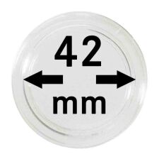 Lindner Kapseln - 42 mm - 10er Pack