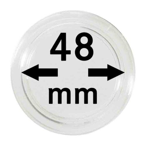 Lindner Kapseln - 48 mm - 10er Pack